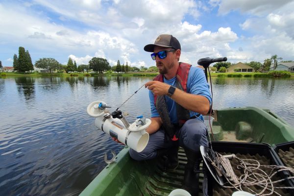 Solitude tech checking water quality