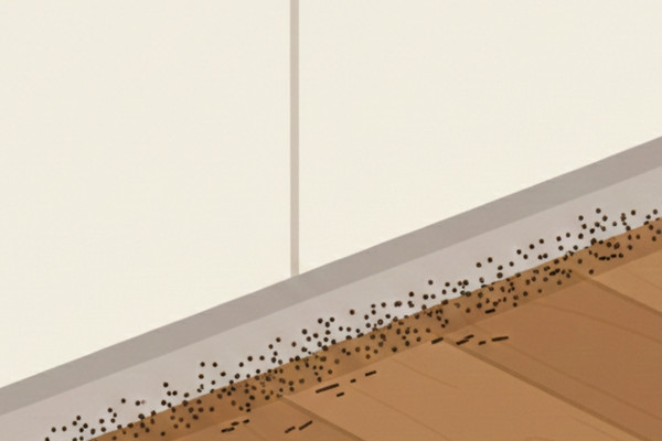 roach smear marks