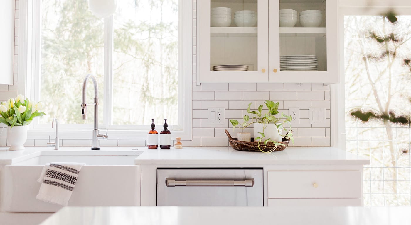 All white kitchen