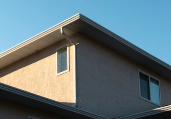 gutters on a house